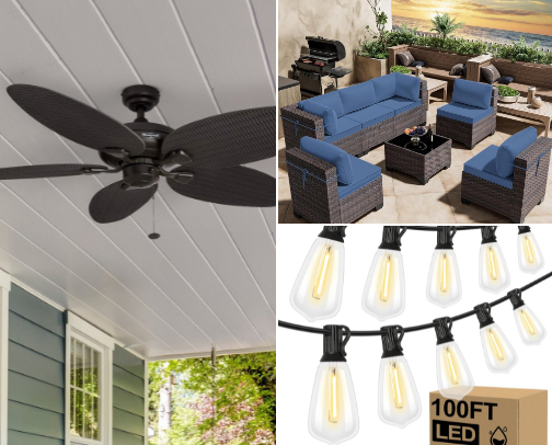 My Outdoor Patio: Everything I Bought! cover photo collage