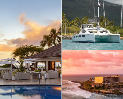 Honeymoon on Oahu 💍 🌺 cover photo collage