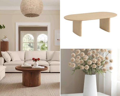 Living room cover photo collage