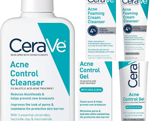 Face and oral care cover photo collage