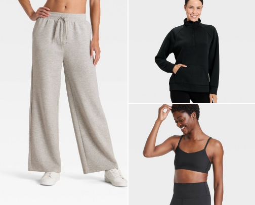 Workout outfits cover photo collage