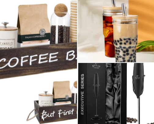 Coffee Lovers ✨ cover photo collage