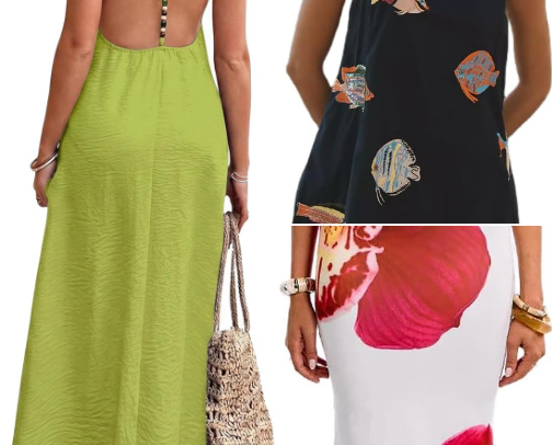 vacation outfits! cover photo collage