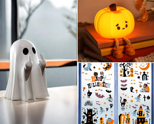 Indoor Halloween Decor Ideas for a Spooky & Cozy Home cover photo collage