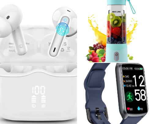 Tech & Everyday Gadgets cover photo collage