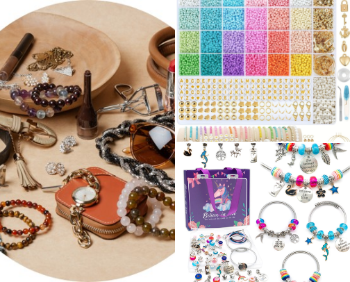 Create & Shine: Jewelry + Crafting Tools cover photo collage