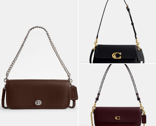 COACH Dinky Bag cover photo collage