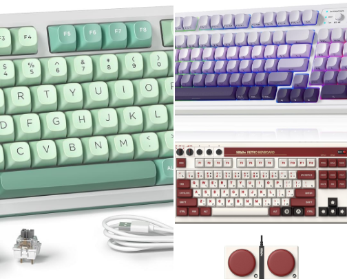 Satisfying Mechanical Keyboards to Game, Study, or Type With cover photo collage