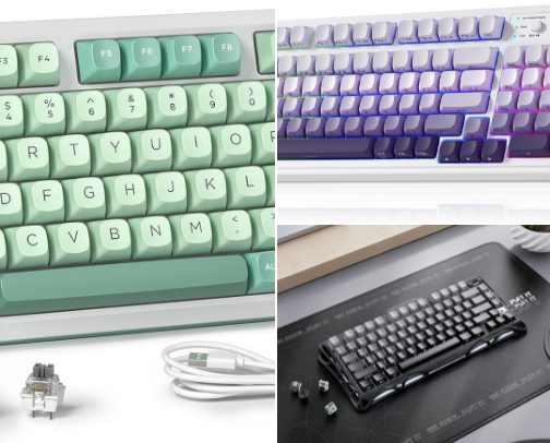 Satisfying Mechanical Keyboards to Game, Study, or Type With cover photo collage
