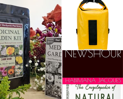 Natural Home Remedies & Herbal Healing Guides cover photo collage