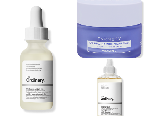 My skincare routine cover photo collage
