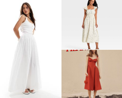 My Fav Summer Dresses cover photo collage