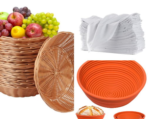 Everything I use in my in home bakery-Sourdough must haves 🍞🧈 cover photo collage