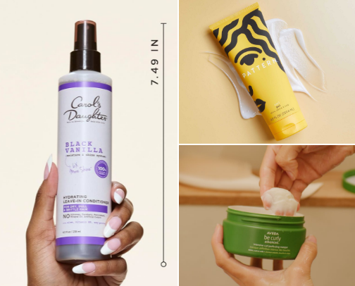 Lazy Girl Curly Haircare cover photo collage