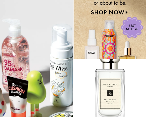 My skincare routine cover photo collage