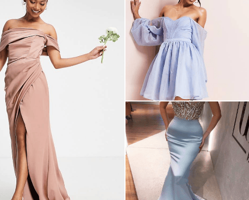 Prom dresses cover photo collage