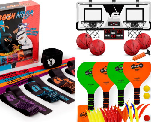 Rainy Day Inside Activities to keep the Kids Active, Engaged and Without Screens cover photo collage