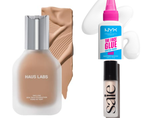 glowy makeup for oily skin cover photo collage