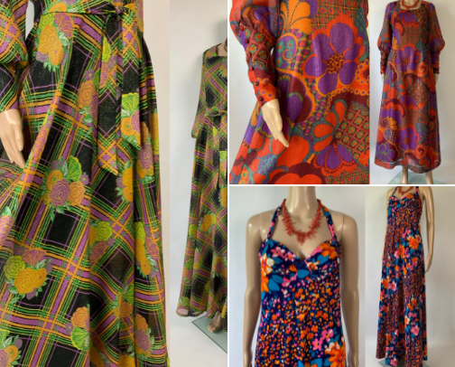 Vintage Statement Dresses! cover photo collage