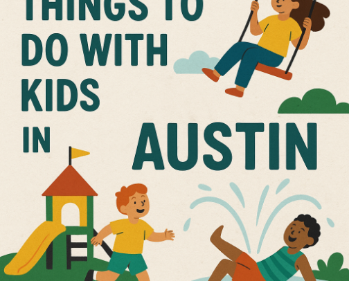 Best Places to Take Kids in ATX cover photo collage