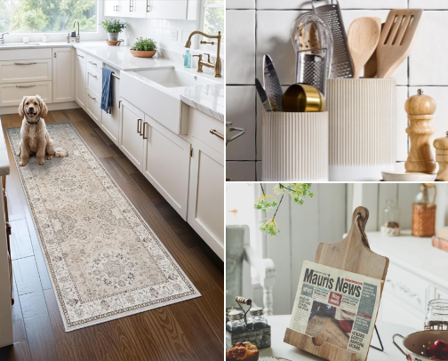 The Architect’s Kitchen: Countertop Styling & Organization cover photo collage