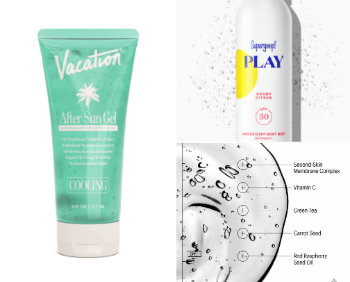 Summer Sun Care cover photo collage