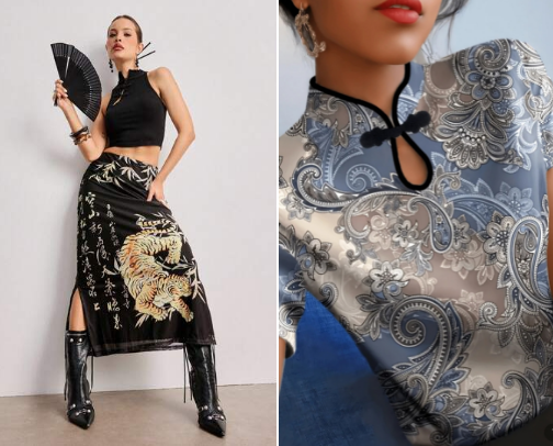 Oriental Inspired Outfits and Accessories cover photo collage