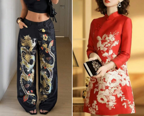 Oriental Inspired Outfits and Accessories cover photo collage