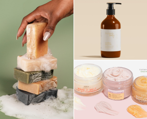 ACTUAL clean skincare I love cover photo collage