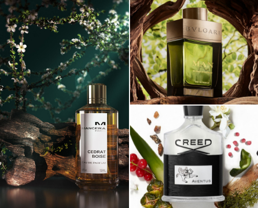 Best Woody Fragrances for Him cover photo collage