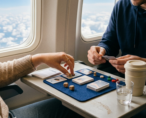 Play Anywhere: The Best Travel Games cover photo collage