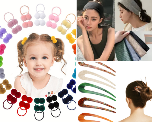 Adorn you Whole sale hair accessories cover photo collage