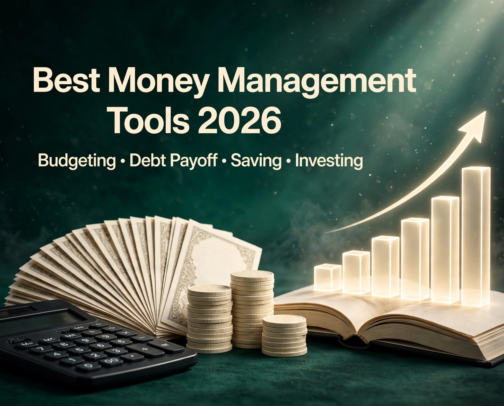 Best Money Management Tools 2026: Budgeting, Debt Payoff, Saving & Investing cover photo collage