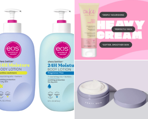 best body moisturizers cover photo collage