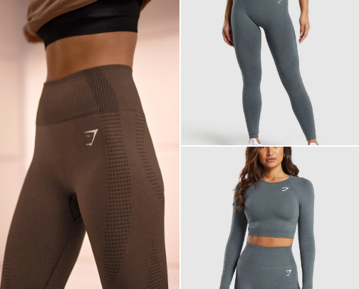 Workout clothes cover photo collage