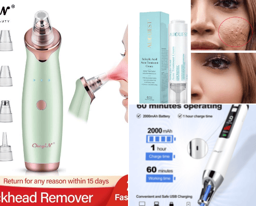 Say Goodbye to Acne, Hello to Radiance! cover photo collage