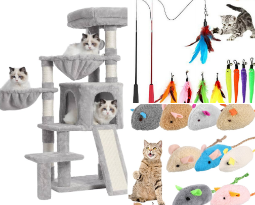 Things my cats LOVE! cover photo collage