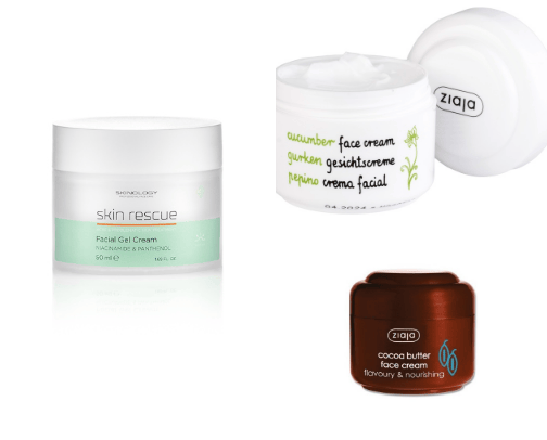 Moisturisers ✨ cover photo collage