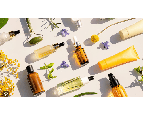 Skincare routine cover photo collage