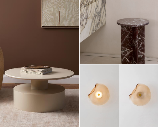 Lounge room cover photo collage