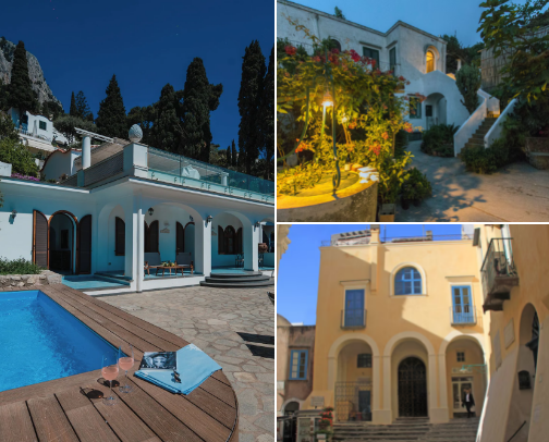 Travel to Capri - Italy cover photo collage