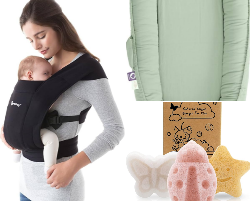 3rd time mom Amazon Baby Registry cover photo collage