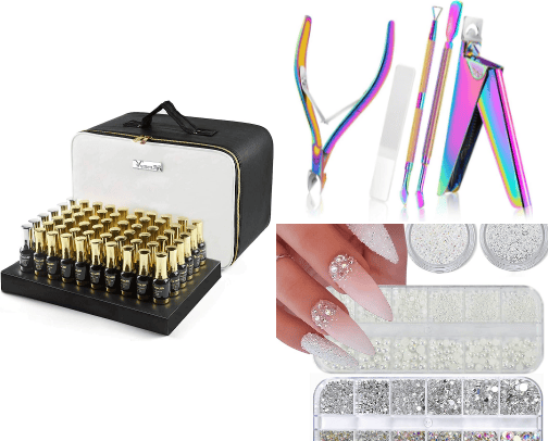 Nailed It! Personalized Supplies From Nail Polish to Nail Art cover photo collage