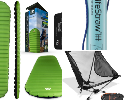 Backpacking Essentials on a Budget🌞 cover photo collage