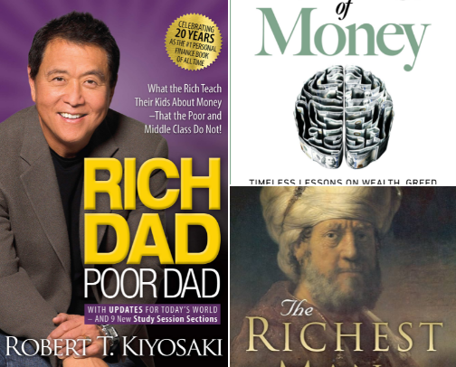 Financial Guides and Tools to get on track financially. cover photo collage