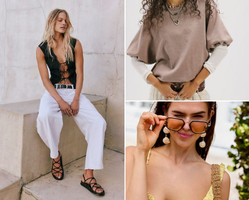 Everything I picked up at Free People cover photo collage