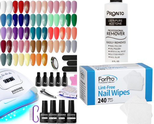 DIY Gel Nails at Home💅🏼 cover photo collage