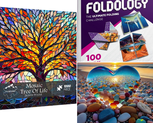Intense Puzzle for Me-Time cover photo collage