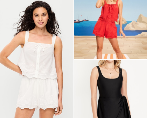 Old navy spring and summer 👚 cover photo collage