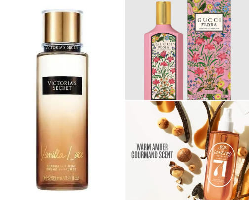 My Favourite Feminine Perfumes cover photo collage